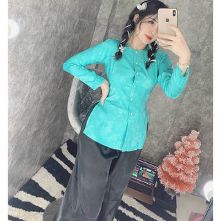 Bà Ba Gấm Cao Cấp # QuầnTrắng Nữ Jacket Top Kem Dress Women