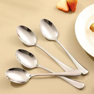 Set 5 Thìa (muỗng) Inox 304 size18.5cm Ăn Cơm, Phở Thép Không Rỉ 18/10 An Toàn Cho Sức Khoẻ