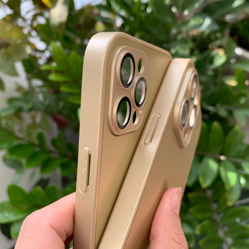 Ốp lưng Likgus nhám chống vân độ màu vàng sa mạc cho IPhone 11 12 13 14 15 16promax pro plus