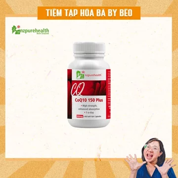 Viên uống Bổ Tim Mạch, chống oxy hóa CoQ10 150 Plus NzPureHealth - Dr Chubby