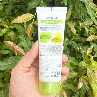 Set 3 Tuýp Sữa Rửa Mặt Haze line Tràm Trà Rau Má 40g/tuýp (Hàng khuyến mãi)
