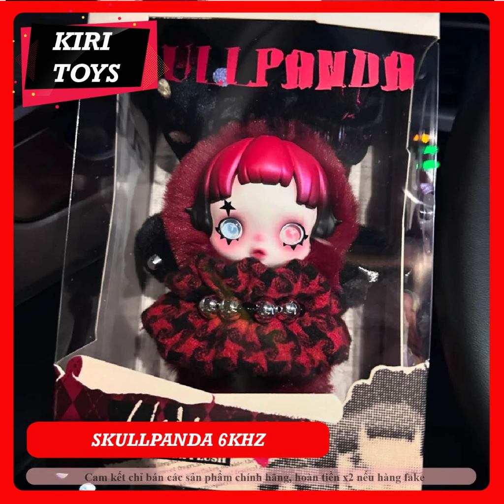 SKULLPANDA Plush-6kHz de POP MART | Exclusiva
