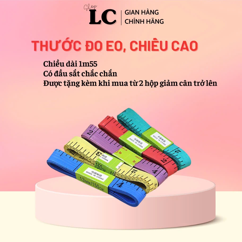 [Top Value] Thước Dây Đo Vòng Bụng, Eo 3 Vòng Kiểm Tra Sức Khỏe
