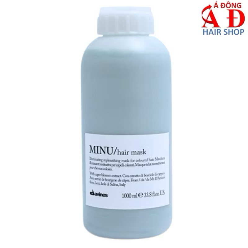 Dầu hấp ủ Davines Minu mềm mượt giữ màu tóc nhuộm (ITALY) 1000ml