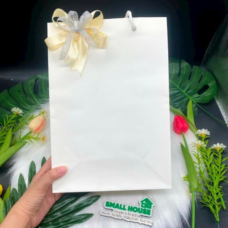 [GIÁ SỐC] COMBO 5 Túi giấy Kraft trơn siêu bền, dày 180 gsm dùng đựng thời trang quà tặng, sách, thực phẩm,...