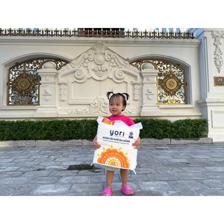 🌸 Khăn Vải Khô Đa Năng YORI, vân bi, kháng khuẩn, chất mềm, không hóa chất, an toàn cho em bé
