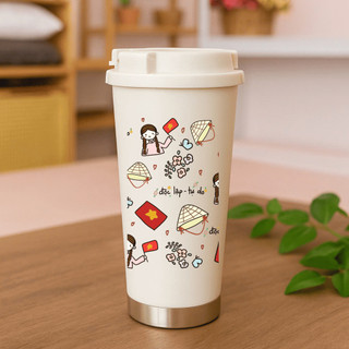 Bình Giữ Nhiệt Decor 530ml – Họa Tiết Doraemon  – Quà Tặng Bạn Gái ý nghĩa