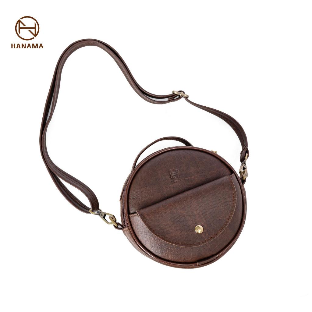 [GIÁ MỞ BÁN]_ Túi đeo chéo nữ túi cốp tròn cao cấp HN MIN 1S Bag Da | BigBuy360 - bigbuy360.vn