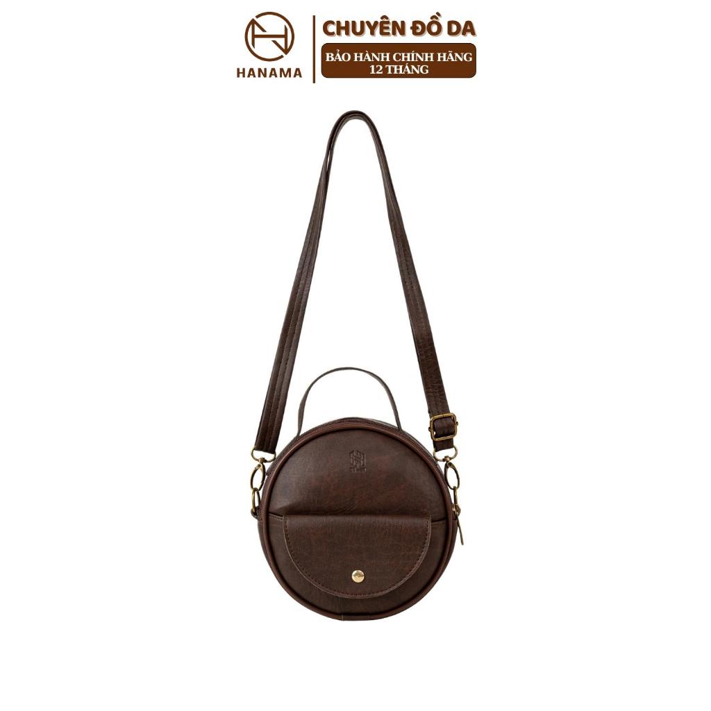 [GIÁ MỞ BÁN]_ Túi đeo chéo nữ túi cốp tròn cao cấp HN MIN 1S Bag Da | BigBuy360 - bigbuy360.vn
