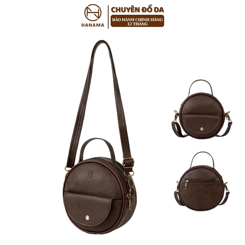 [GIÁ MỞ BÁN]_ Túi đeo chéo nữ túi cốp tròn cao cấp HN MIN 1S Bag Da | BigBuy360 - bigbuy360.vn