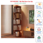 Kệ Sách Xoay 360 Độ 5 Tầng Hiện Đại, Giá Sách Lắp Ghép Thông Minh, Kệ Góc Để Đồ Decor Trang Trí Nhà Cửa Sang Trọng — ảnh 6