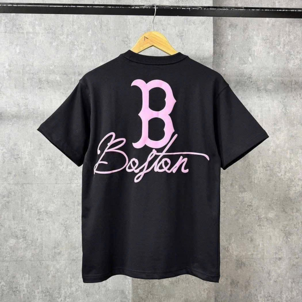 Áo Thun NY LA Boston BST Mới Hè 2025 Cotton Việt Form Rộng Trẻ Trung Năng Động Thoáng Mát ÁPNY09