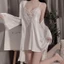 Váy Ngủ Lụa Cao Cấp 2 Dây Dáng Xòe Nhẹ Mềm Mại Nữ Tính | SOOYA N040