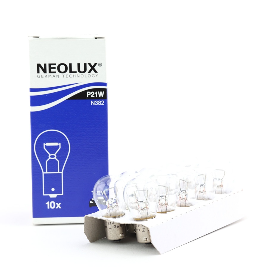 Combo 10 Bóng Đèn Sau Chân Cài Thẳng 1 Tim S25 OSRAM NEOLUX P21W 12V 21W N382