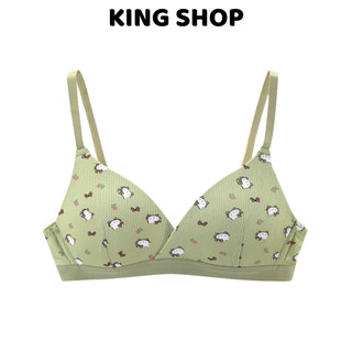 Combo 3 Áo Ngực Nữ Cotton Cho Nữ Sinh Hình Mèo Kitty Mút Mỏng, Áo Lót Mềm Thoáng Mát King Shop A-224