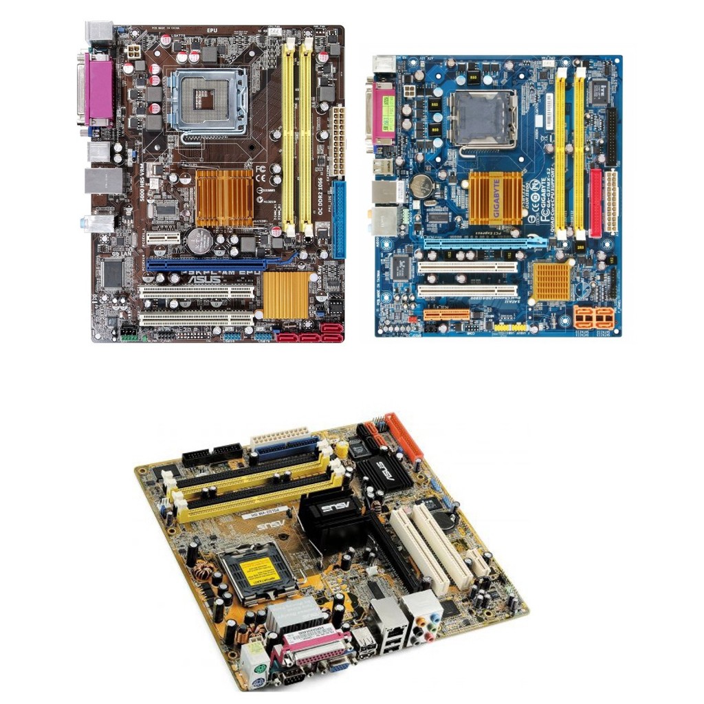 Mainboard - Bo mạch chủ chipset 945 G31 DDR2, G41 DDR3 có khe PCI CNC ...