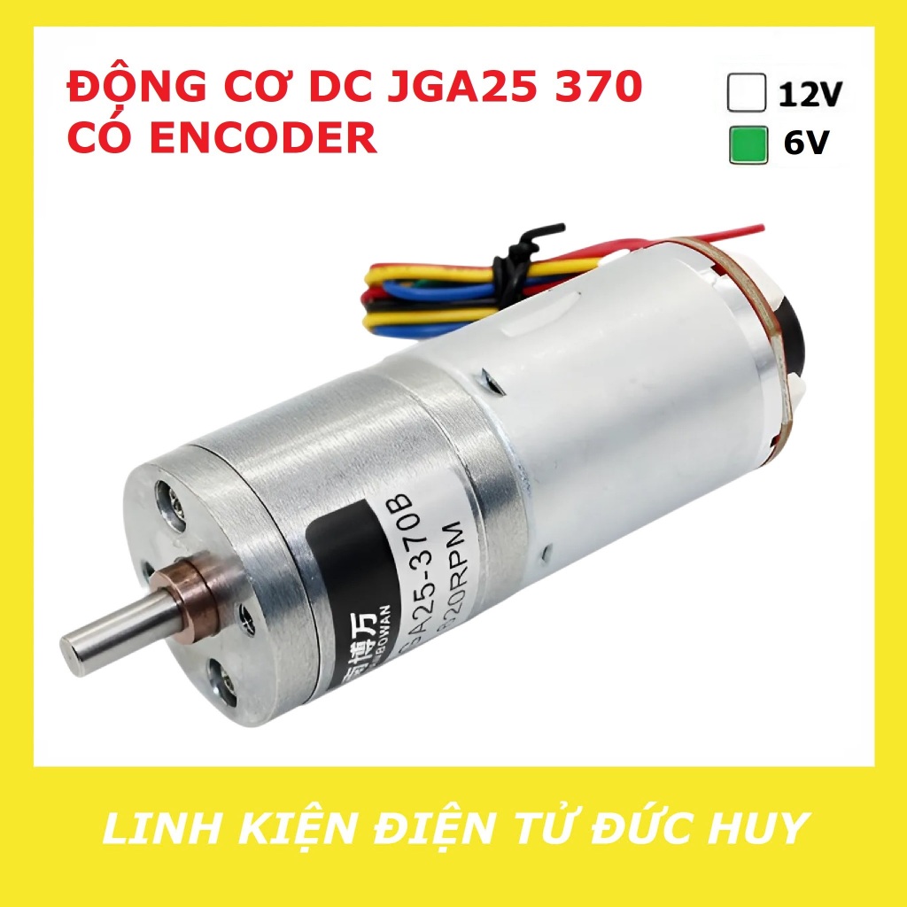 GA25 370 6V 170rpm động cơ encoder | Shopee Việt Nam