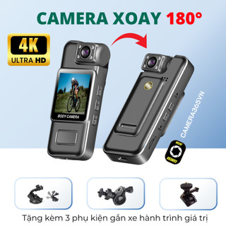 (SK9 nâng cấp) Camera Hành Trình Mini Chất Lượng 4K Góc rộng 180 độ, Chống Rung Quang Học, Camera du lịch cầm tay