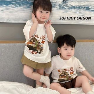 Áo thun gia đình in Độc Lập Tự Do cho bố mẹ và bé form rộng cotton đi chơi,mặc ở nhà từ 8-110kg [A435]