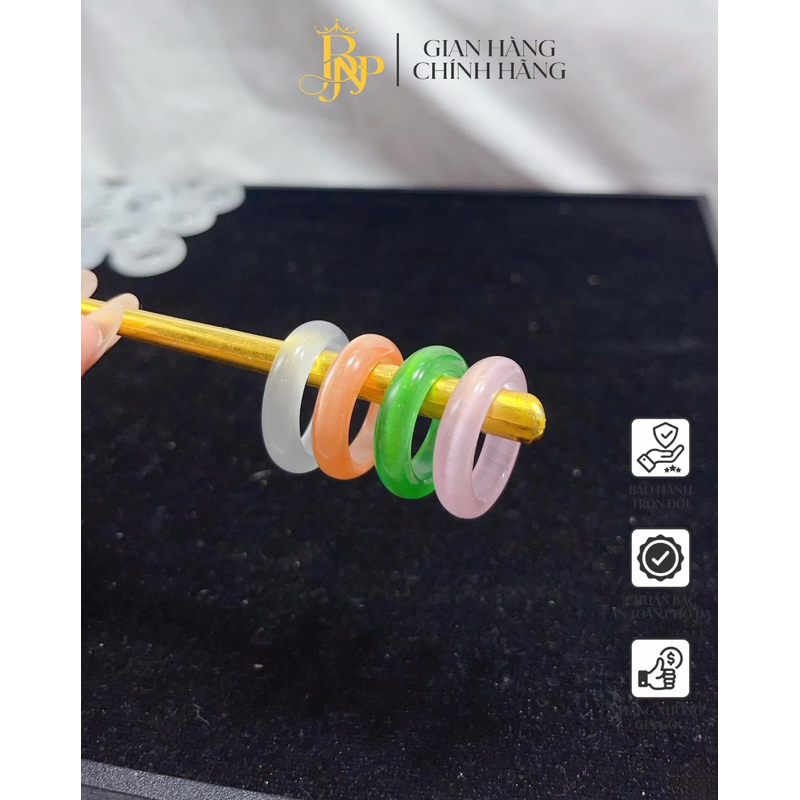 Gemstone Feng Shui Ring by Shop Bạc BNP