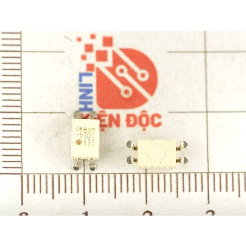 5x Omron G3VM-62J1 Solid State Relay – SPST-NO, 400mA, 0-60V, SSR Surface Mount – Open Box