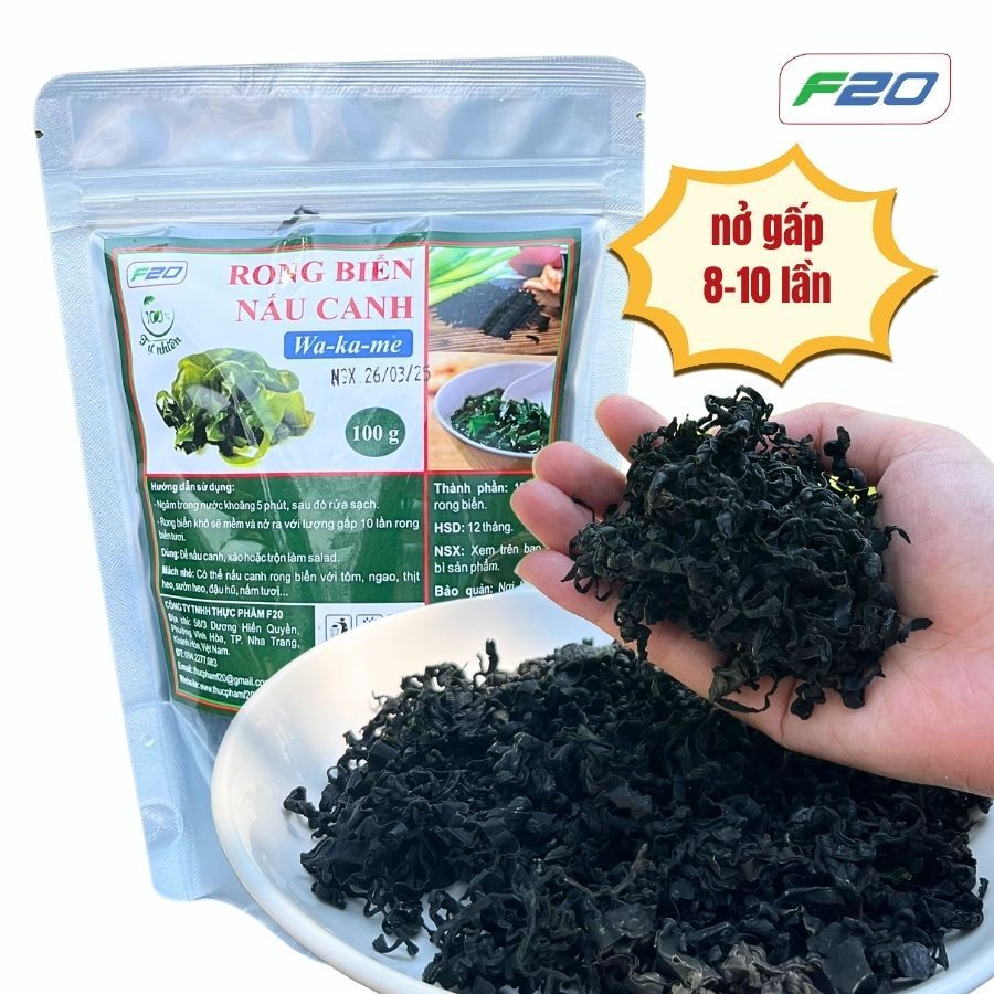 {Sỉ 5 gói} Rong Biển Khô Nấu Canh WA-KA-ME GÓI 20G. Rong Biển Nấu Canh ...