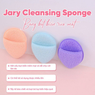 Miếng Rửa Mặt Bọt Biển Jary Cleansing Sponge (1 Cái)