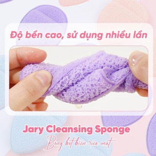 Miếng Rửa Mặt Bọt Biển Jary Cleansing Sponge (1 Cái)