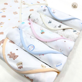 M&B (0-24M) Khăn choàng ủ cho bé sơ sinh có mũ xinh xắn, dễ thương, mềm mại, thấm hút dành cho bé