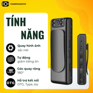 Camera ghi hình Full HD 1080, Camera không dây quay mọi nơi - Máy quay phim nhỏ có thích hợp ghi âm