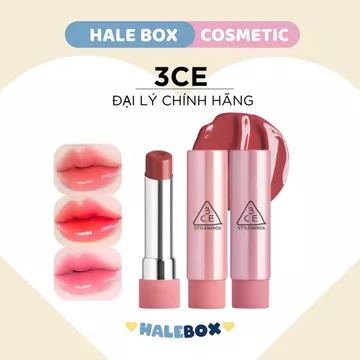 [NEW] Son Dưỡng Dạng Thỏi 3CE Glazy Lip Glow 3.2g-31-32-33-34-35-36-37-38-39