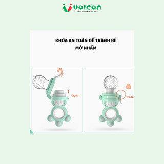 Túi nhai cho bé Misuta kèm 2 núm thay thế AC (Màu ngẫu nhiên)