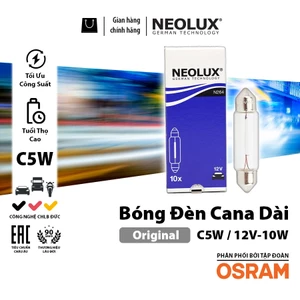 Combo 10 Bóng Đèn Cana Dài OSRAM NEOLUX C5W 12V 10W N264
