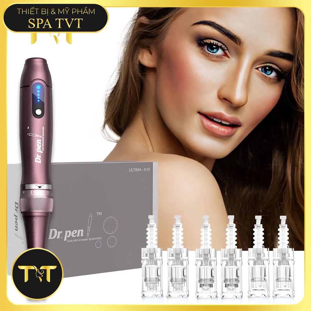 MÁY PHI KIM VI KIM DR.PEN A10, HỖ TRỢ CẢI THIỆN SẸO RỖ, THU NHỎ LỖ CHÂN LÔNG, ĐƯA TINH CHẤT