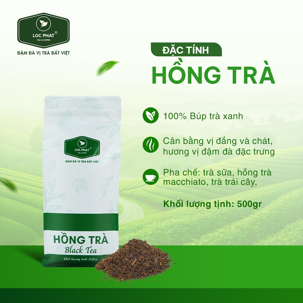 Hồng Trà Lộc Phát 500GR - Dùng Pha Chế Đồ Uống (Trà Sữa, Trà Trái Cây) | BigBuy360 - bigbuy360.vn