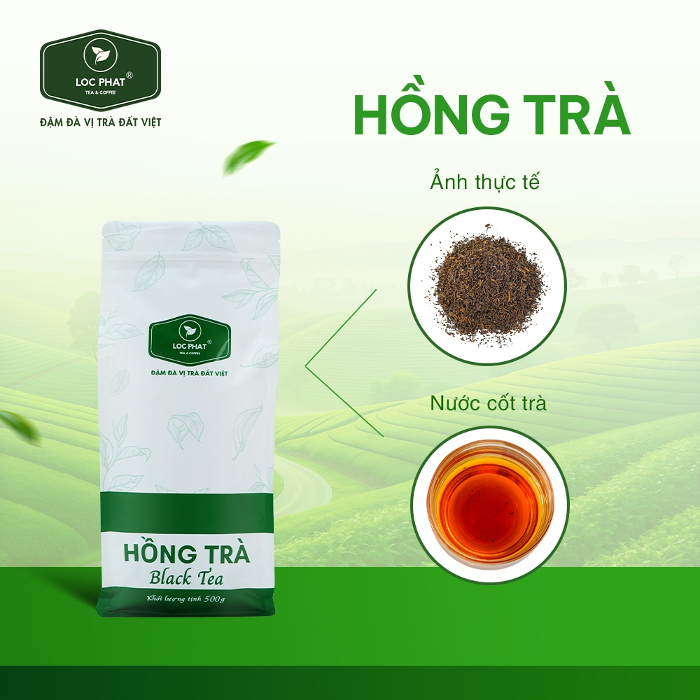 Hồng Trà Lộc Phát 500GR - Dùng Pha Chế Đồ Uống (Trà Sữa, Trà Trái Cây) | BigBuy360 - bigbuy360.vn