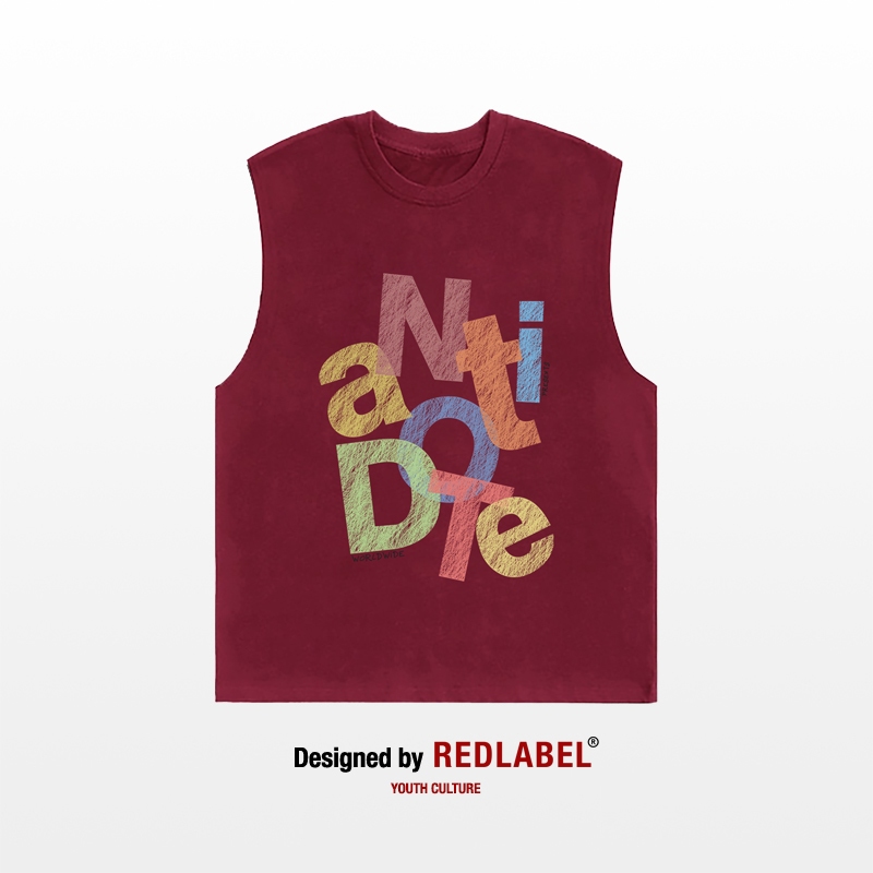 Áo Tank Top Nam Nữ RedLabel In Họa Tiết ANTIDOTE, Áo Ba Lỗ Sát Nách Nam Nữ Cotton Cá Tính TT64