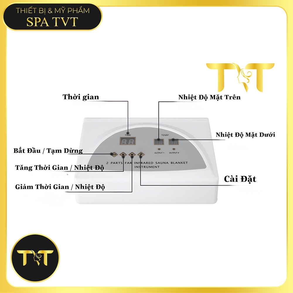Chăn Điện Body Spa Vải PU 80x180cm, Hỗ Trợ Giảm Béo, Tắm Trắng Và Chăm Sóc Cơ Thể