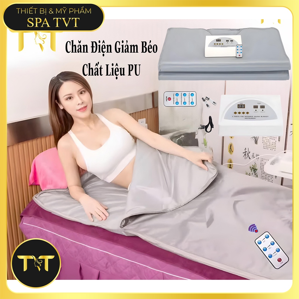 Chăn Điện Body Spa Vải PU 80x180cm, Hỗ Trợ Giảm Béo, Tắm Trắng Và Chăm Sóc Cơ Thể