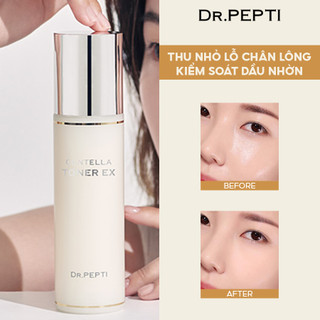 (Hàng Công TY) Nước Hoa Hồng Dr.Pepti+ Centella Toner Làm Dịu, Dưỡng Sáng, Căng Bóng 180ml Duduhouse