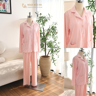 M&B (S-XXL) Bộ quần áo Pijama thun lạnh dành cho mom sau sinh, mặc nhà tiện lợi mềm mát thoải mái