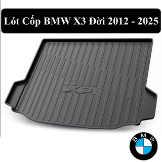 Lót Cốp BMW X3 Đời 2012 -2023 Chất Liệu Nhựa Dẻo