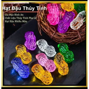 Hạt Đậu Thuỷ Tinh Đủ Màu Phong Thuỷ Chiêu Tài cho Nam Nữ, trang trí nhà cửa