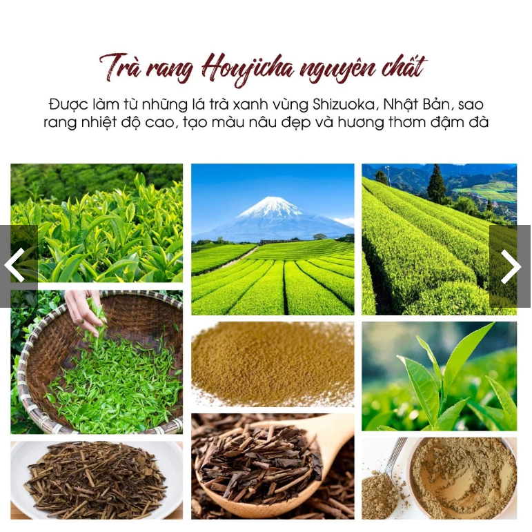 Bột trà rang Houjicha Nhật Bản Kanes 50g / Matcha Kanes 50g