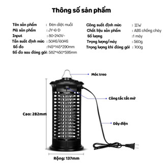Đèn bắt muỗi chuồn chuồn Mosquito killer 11W