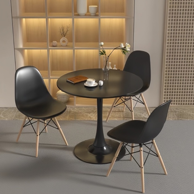 SUNNY Bàn Tròn Tulip Bắc Âu Hiện Đại - Tối Giản Chất Lượng Cao Decor Cafe