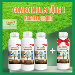 4 chai KA GREEN - Phân bón sinh học KAGREEN bung đọt, mập cành, xanh lá, kích rễ