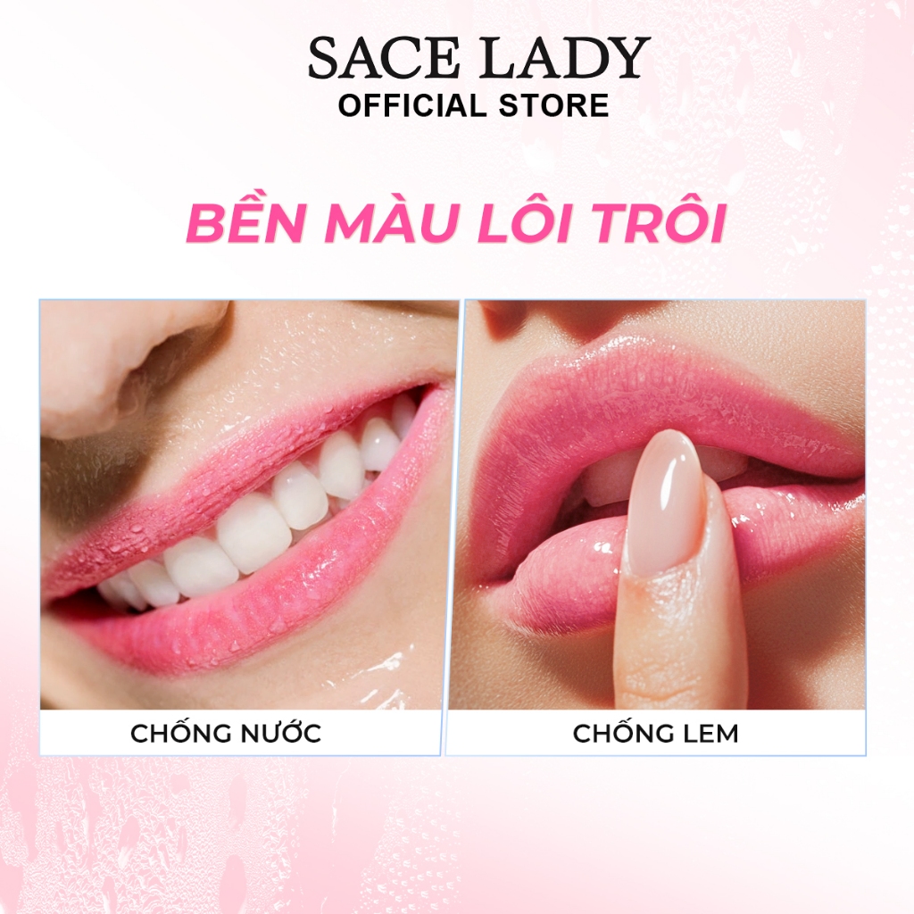 Son Dưỡng Môi SACE LADY Thay Đổi Màu Sắc Dưỡng Âm Mịn Màng Trang Điểm Môi Nhẹ Nhàng 3.5g