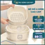 Set Rổ 6 Món Nhựa PP Nguyên Sinh Dày Dặn Cao Cấp, Hộp Đựng Rau Củ 3 Tầng Thông Minh
