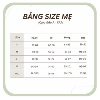 M&B (S-XXL) Bộ quần áo Pijama thun lạnh dành cho mom sau sinh, mặc nhà tiện lợi mềm mát thoải mái